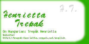 henrietta trepak business card
