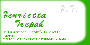 henrietta trepak business card